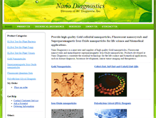 Tablet Screenshot of nanodiainc.com